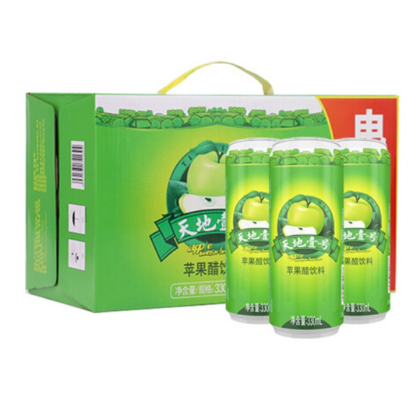  天地壹號(hào) 蘋果醋飲料330ml