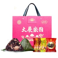 皇中皇裹蒸粽大展宏圖禮盒端午粽子伴手禮6味6粽1550g/盒